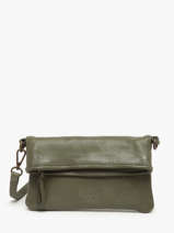 Cross Body Tas Cow Leder Basilic pepper Groen cow BCOW75