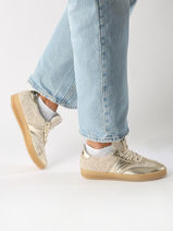 Sneakers En Cuir Mjus Or women T94125-vue-porte