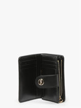 Portefeuille Cuir Michael kors Noir mk charm H3G0KD5L-vue-porte