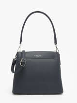 Sac Port paule Et Bandoulire Grained Miniprix Bleu grained F8515
