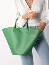 Longchamp Epure Sac port main Vert-vue-porte