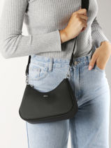 Sac Port� �paule Daily City Lacoste Noir daily city NF4756DZ-vue-porte