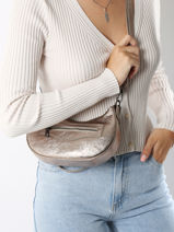 Sac Port paule Nine Cuir Milano Marron nine NI24061-vue-porte