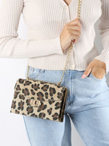 Sac Bandoulire Velvet Leopardo Cuir Milano Multicolore velvet leopardo VL21121-vue-porte
