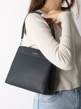Schoudertas /cross Body Grained Miniprix Blauw grained F8515-vue-porte