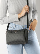 Sac Bandouli�re Noelle Guess Gris noelle BG787912-vue-porte