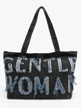 Sac Port paule Denim Coton Miniprix Noir denim 26