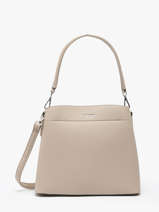 Sac Port paule Et Bandoulire Grained Miniprix Beige grained F8515