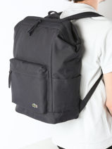 Sac  Dos Business Lacoste Bleu neo croc NU4598NE-vue-porte