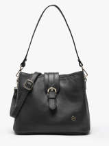 Sac Port paule Luna Cuir Hexagona Noir luna 6820081