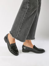 Mocassins En Cuir Myma Noir women 7800-vue-porte
