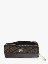 Portefeuille Tommy hilfiger Zwart th jacquard AW17152-vue-porte