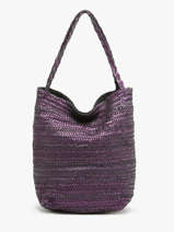 Sac Port paule Heritage Cuir Biba Violet heritage RUB1L
