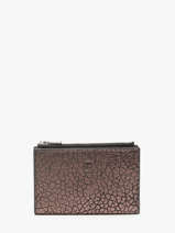 Portefeuille Leder Mila louise Zwart vintage 3767J