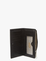 Portefeuille Cuir Mila louise Noir vintage 3767J-vue-porte