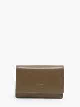 Portefeuille Caviar Cuir Crinkles Marron caviar 14049