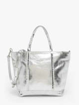 Sac Bandoulire Cabas Cuir Cuir Vanessa bruno Argent cabas cuir 30V40435