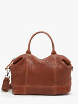 Cross Body Tas Leather Leder Biba Bruin leather FRA2L
