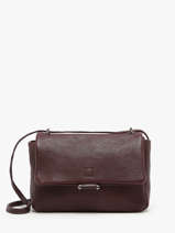 Cross Body Tas Leather Leder Biba Violet leather ELI1L