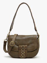 Sac Bandoulire Heritage Cuir Biba Vert heritage COD1L