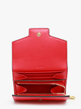 Portefeuille Cuir Lancel Rouge angele A13161-vue-porte