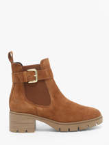 Enkellaarsjes Uit Leder Tamaris Bruin women 43