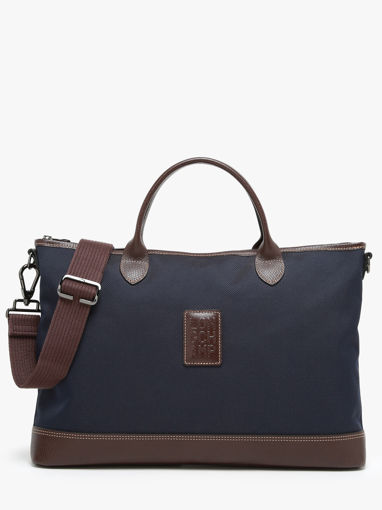 Longchamp Boxford Aktetas Blauw