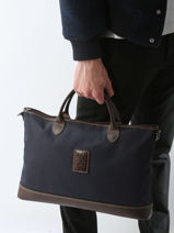 Longchamp Boxford Serviette Bleu-vue-porte