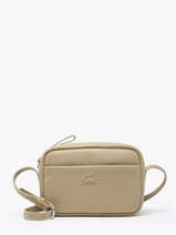 Sac Bandoulire City Court Cuir Lacoste Beige city court NF4506IE