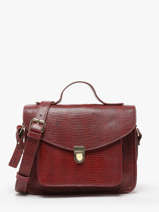 Cross Body Tas La Suite 1960 Leder Paul marius Rood la suite 1960 GEORG960