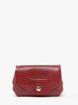 Porte-monnaie Cuir Paul marius Rouge la suite 1960 GUSTA960