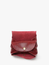 Porte-monnaie Cuir Paul marius Rouge la suite 1960 GUSTA960-vue-porte