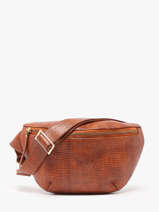 Sac Banane Cuir Paul marius Marron la suite 1960 BANAN960