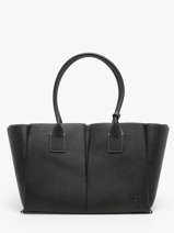 Sac Port paule Elena Cuir Le tanneur Noir elena TELE1670