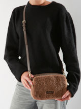 Sac Bandoulire Moumoute Lancaster Beige moumoute 22-vue-porte