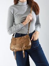 Sac Besace Bess X Cuir Mila louise Multicolore vintage 3017X-vue-porte
