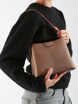 Cross Body Tas Grained Miniprix Bruin grained 20BE0901-vue-porte