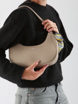 Sac Port paule Grained Miniprix Beige grained F6994-vue-porte