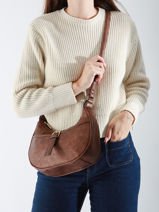 Sac Bandoulire Belt Miniprix Marron belt MD5602-vue-porte
