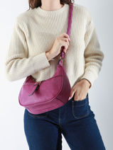 Sac Bandoulire Belt Miniprix Violet belt MD5602-vue-porte