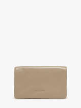 Portefeuille Winnie Cuir Nat et nin Beige vintage WINNIE