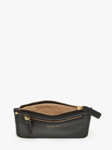 Portemonnee Leder Nat et nin Zwart vintage ELISE-vue-porte