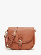 Sac Bandouli�re Vintage Cuir Nat et nin Marron vintage OLIVIA