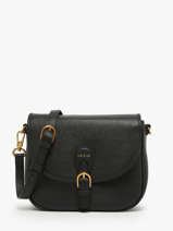 Sac Bandoulire Vintage Cuir Nat et nin Noir vintage OLIVIA