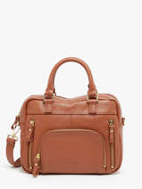 Sac Bandoulire Baby Macy Cuir Nat et nin Marron vintage BABYMACY