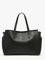 Sac Cabas Dakota Vintage Cuir Nat et nin Noir vintage DAKOTA