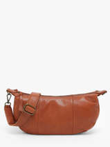 Cross Body Tas Nulla Leder Pieces Bruin nulla 17151311