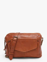 Sac Bandoulire Naina Cuir Pieces Marron naina 17122474