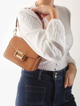 Sac Bandouli�re Angele Cuir Lancel Marron angele A13147-vue-porte