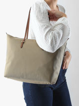 Schoudertas Keaton 31 Nylon Lauren ralph lauren Grijs chadwick 31950007-vue-porte